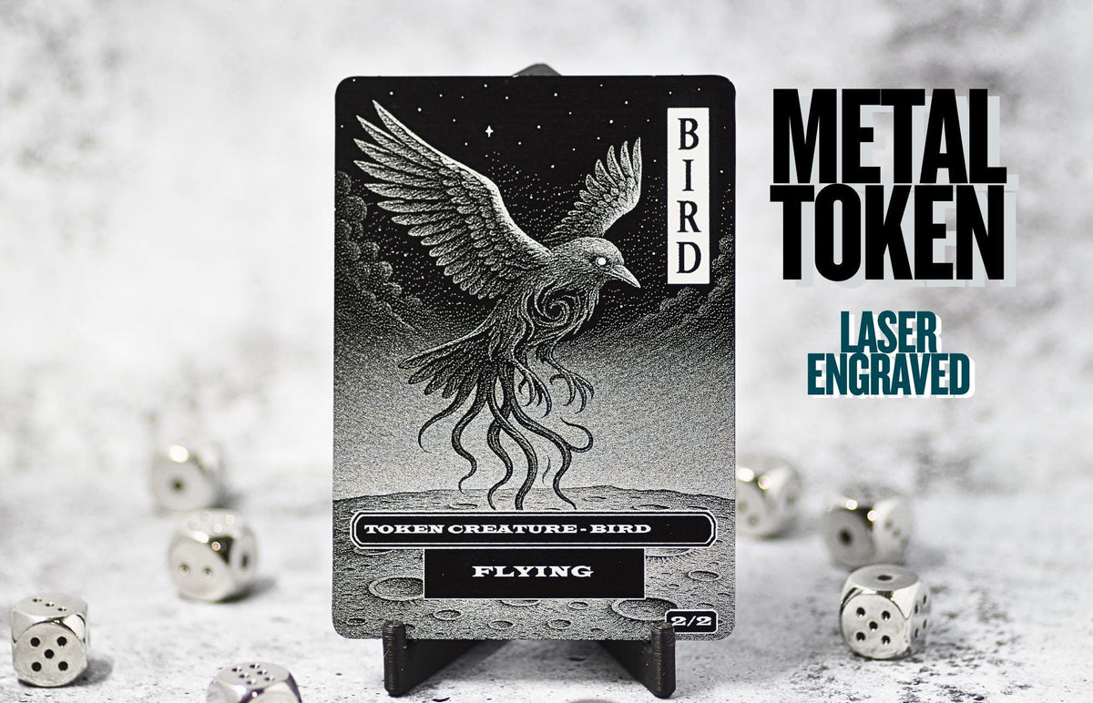 Metal Bird Token MTG | Magic The Gathering Commander Token Proxy
