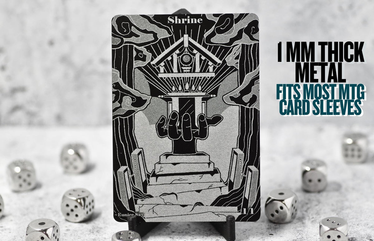 Metal Shrine Token, MTG Magic The Gathering Accessory