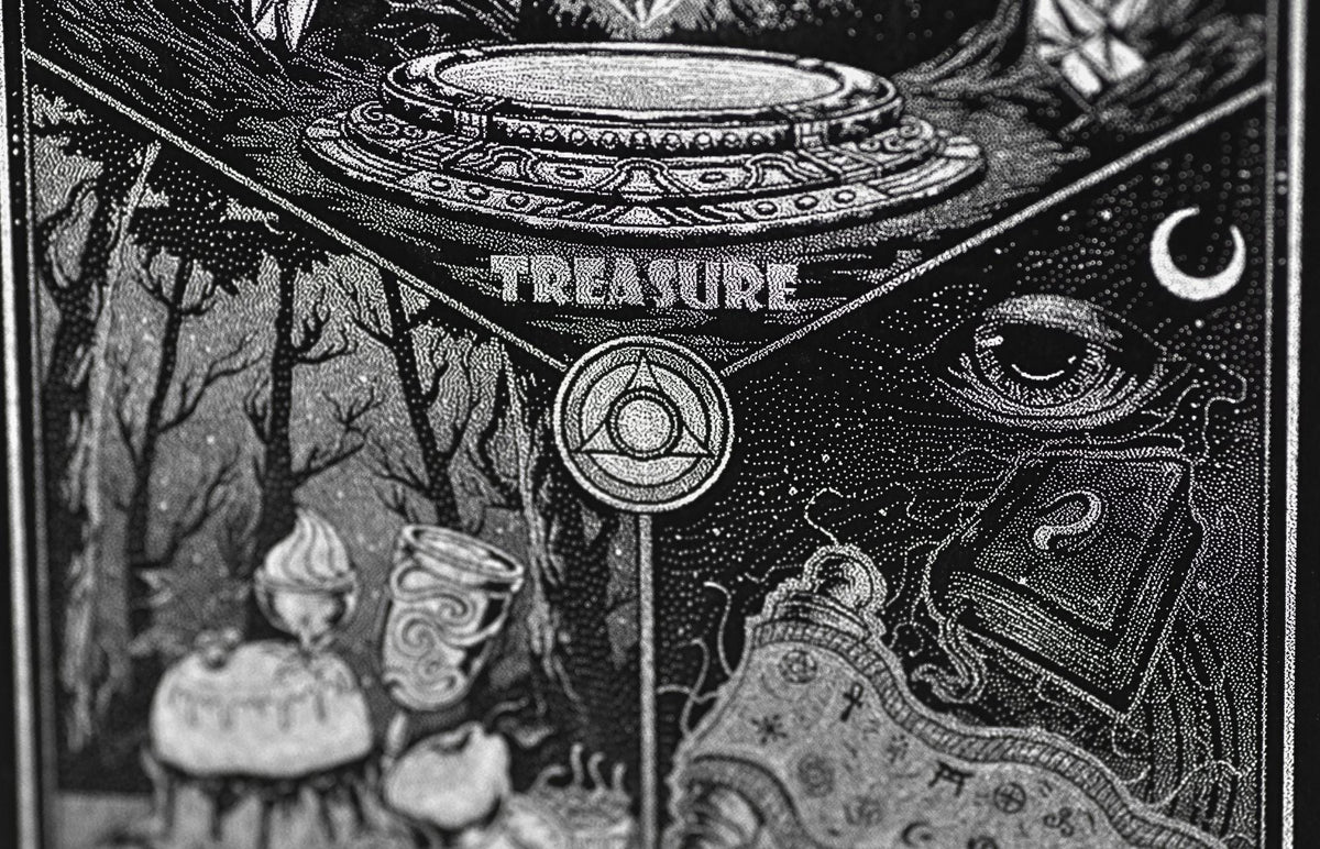 Metal Treasure Clue Food Triple Token MTG | Laser Engraved Magic The Gathering Commander Proxy Token