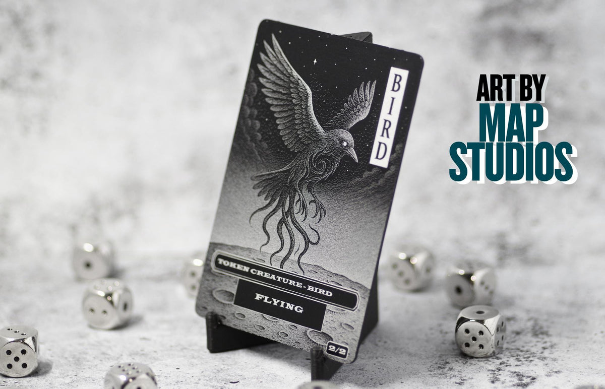 Metal Bird Token MTG | Magic The Gathering Commander Token Proxy