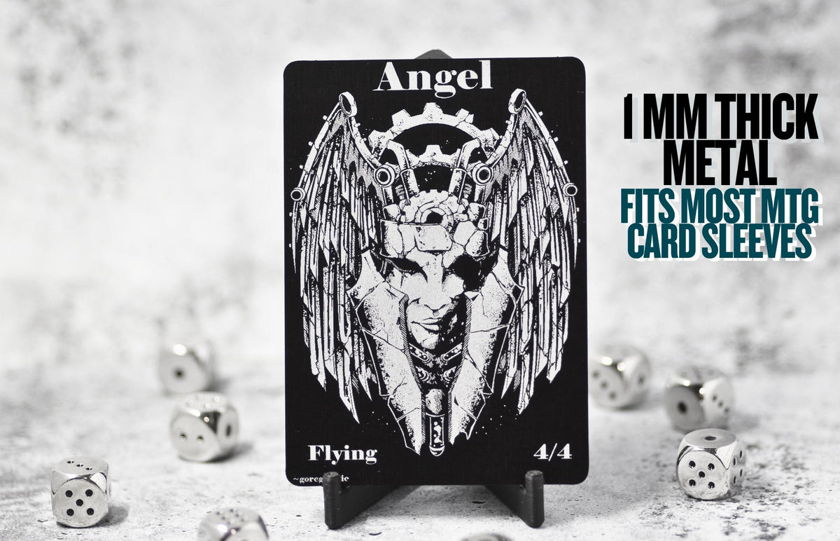 Metal Angel Token MTG | Magic The Gathering Commander Token Proxy