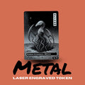 Metal Sliver Token MTG | Laser Engraved Magic The Gathering Commander Proxy Token