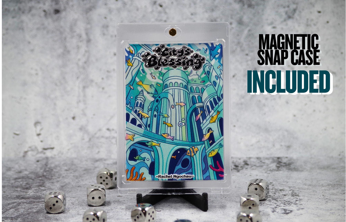 Metal City's Blessing Token for MTG | Raised 3D UV Resin Artwork |