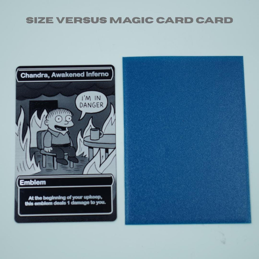 Chandra MTG Commander Token: "I'm in Danger" Cold Foil Emblem