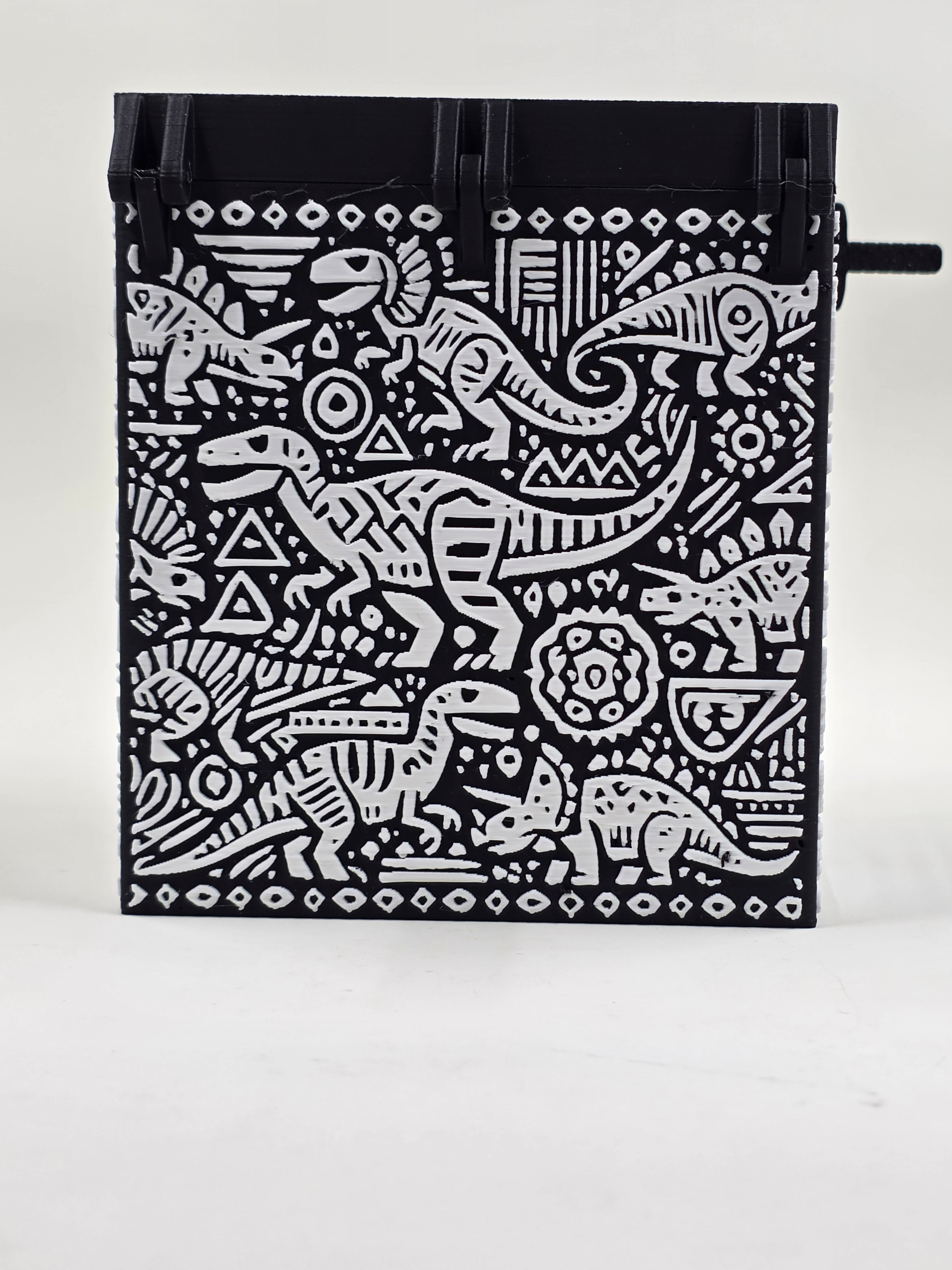 Dinosaur MTG Deck Box, EDH Commander, Holds 100+ Cards