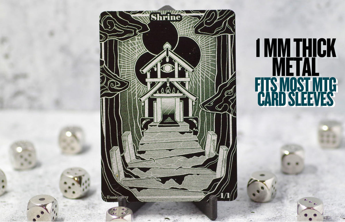 Metal Shrine Token, MTG Magic The Gathering Accessory