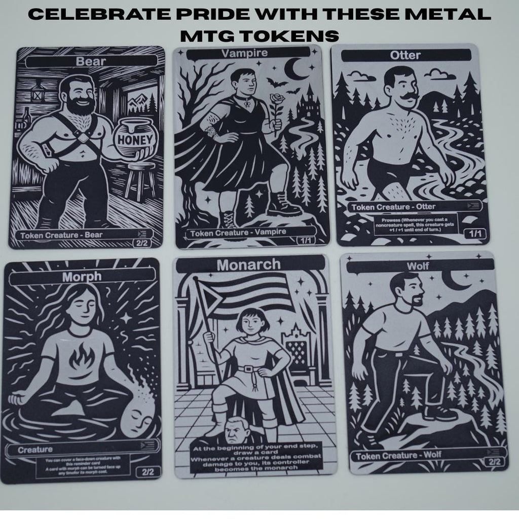 Pride MTG Tokens: LGBTQ+ Metal Set for Magic The Gathering
