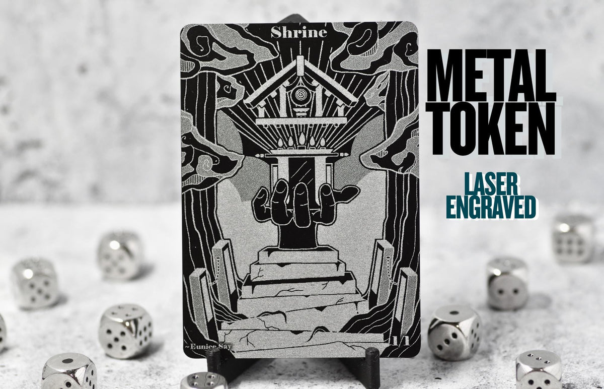 Metal Shrine Token, MTG Magic The Gathering Accessory