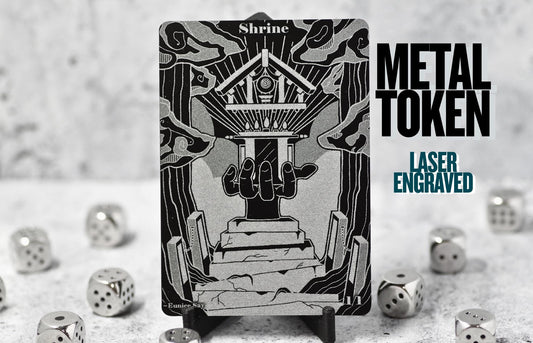 Metal Shrine Token, MTG Magic The Gathering Accessory
