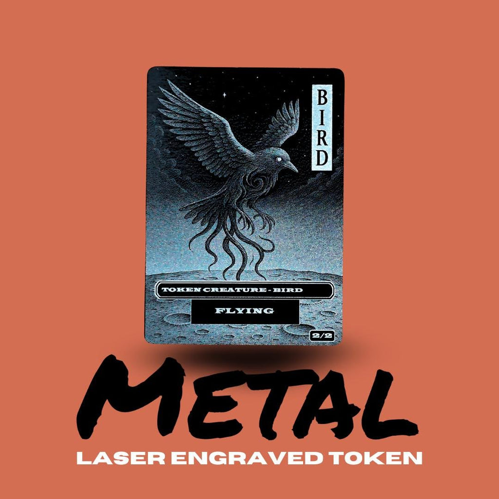 Metal Bird Token MTG | Magic The Gathering Commander Token Proxy