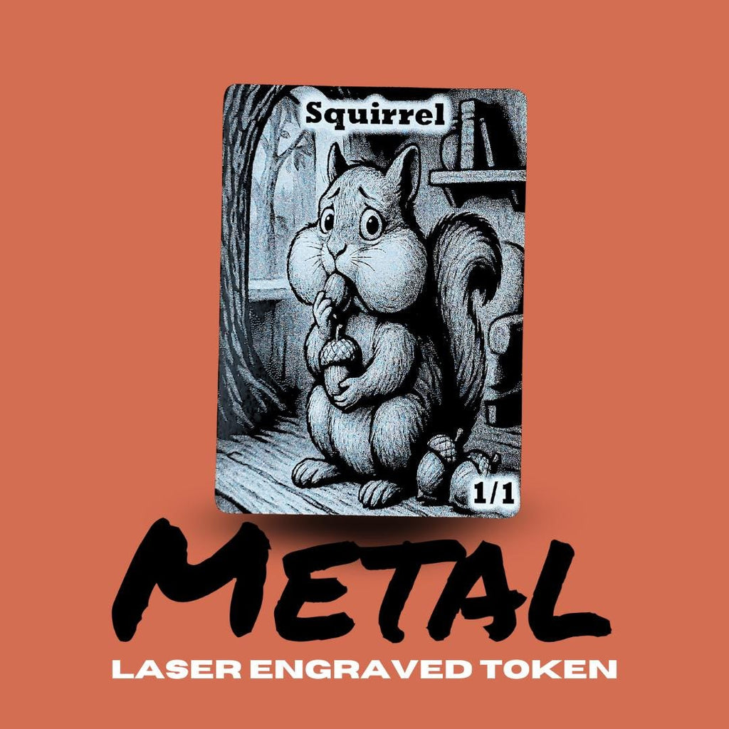 Metal Squirrel Token MTG | Magic The Gathering Token Proxy
