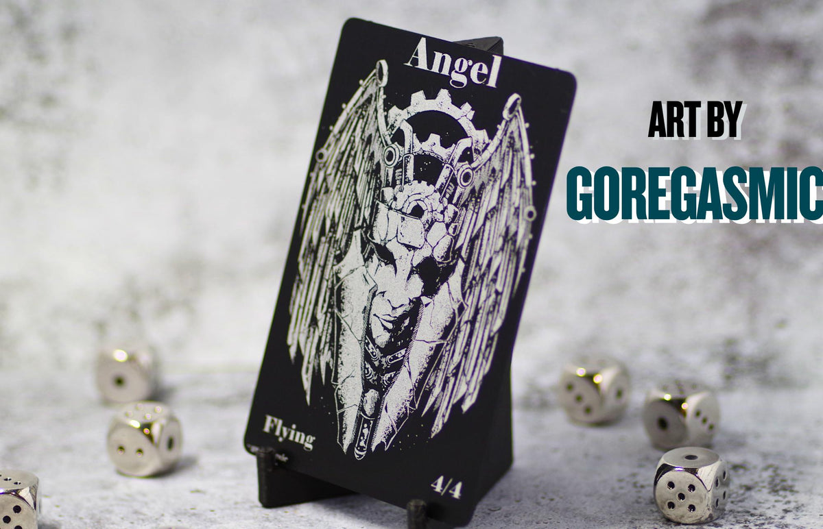 Metal Angel Token MTG | Magic The Gathering Commander Token Proxy