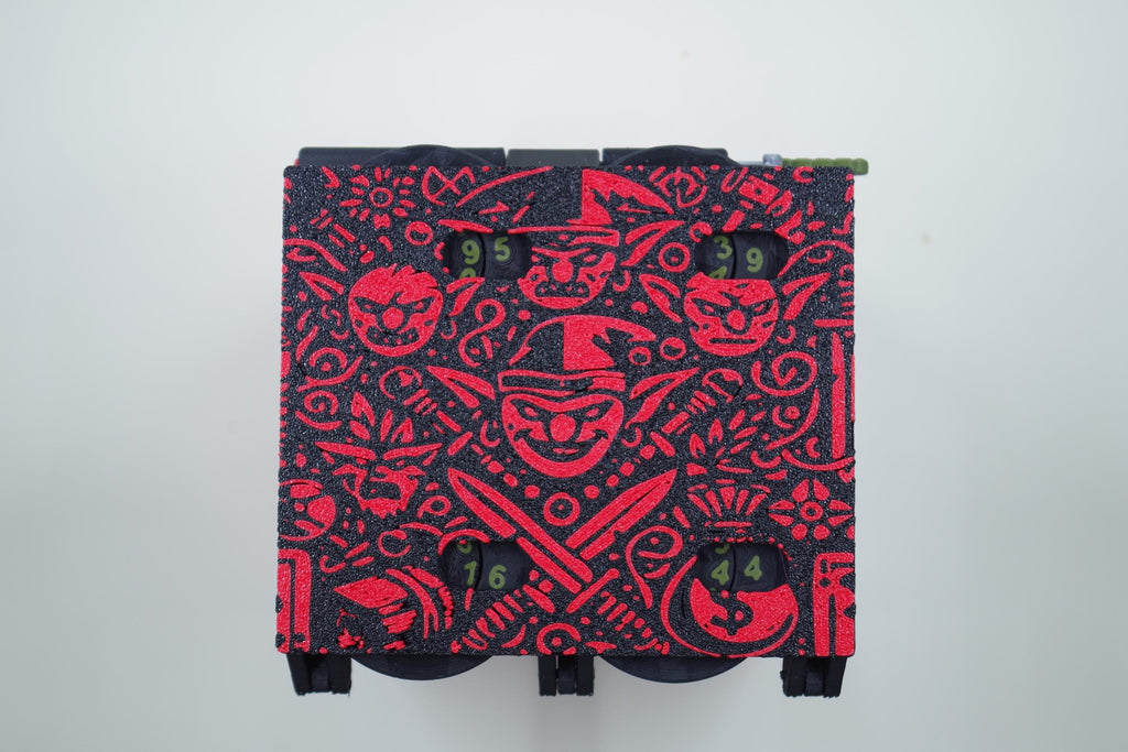 Goblin MTG Deck Box, EDH Commander, Holds 100+ Cards, Life Counter