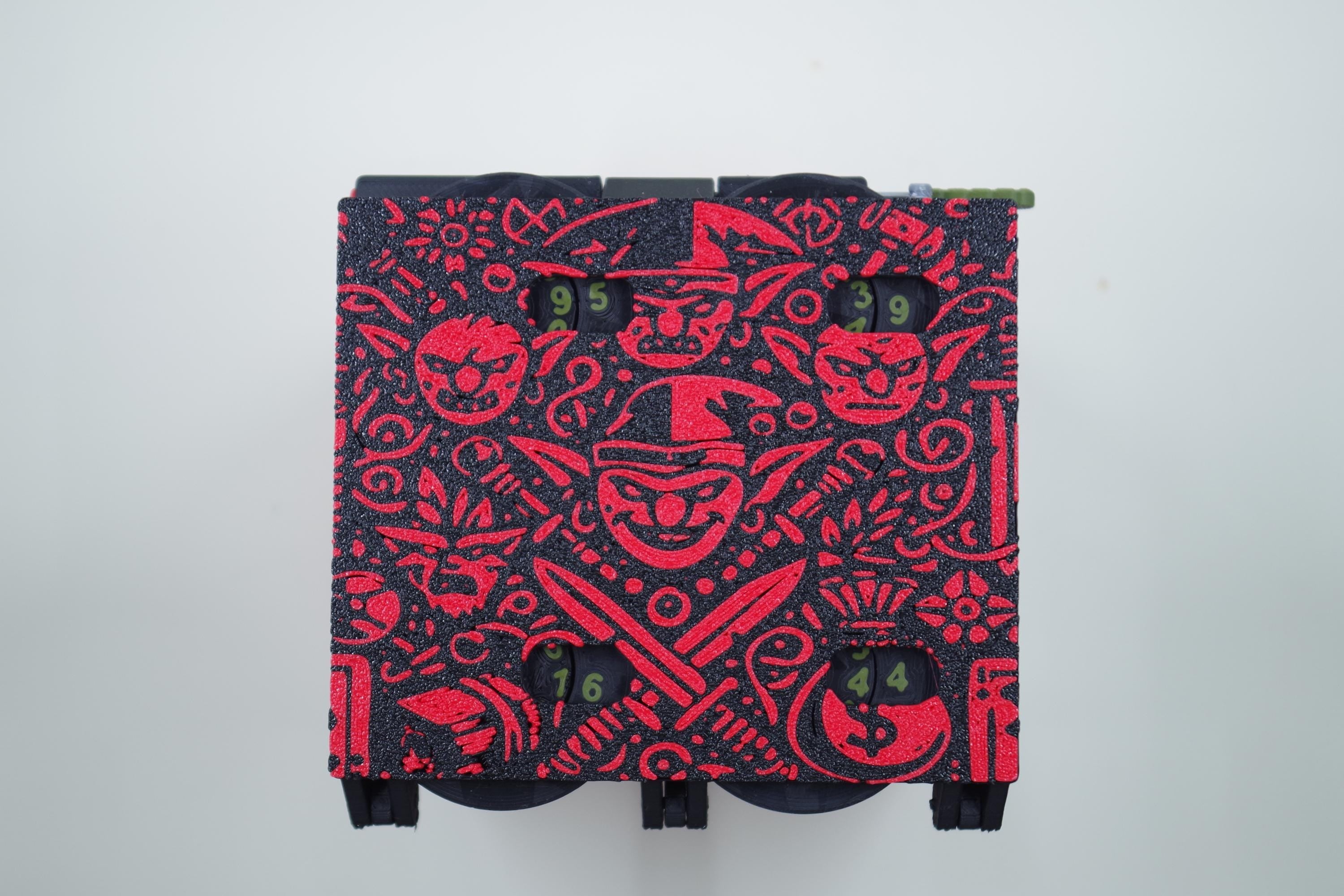 Goblin MTG Deck Box, EDH Commander, Holds 100+ Cards, Life Counter