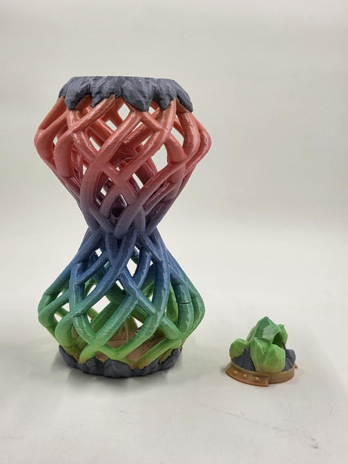 DnD Dice Tower Hour-Glass Shaped