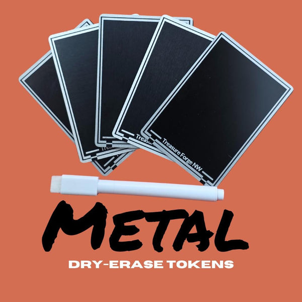 ForgeMark™ Dry-Erase Reusable Metal Tokens for MTG (Magic The Gathering)