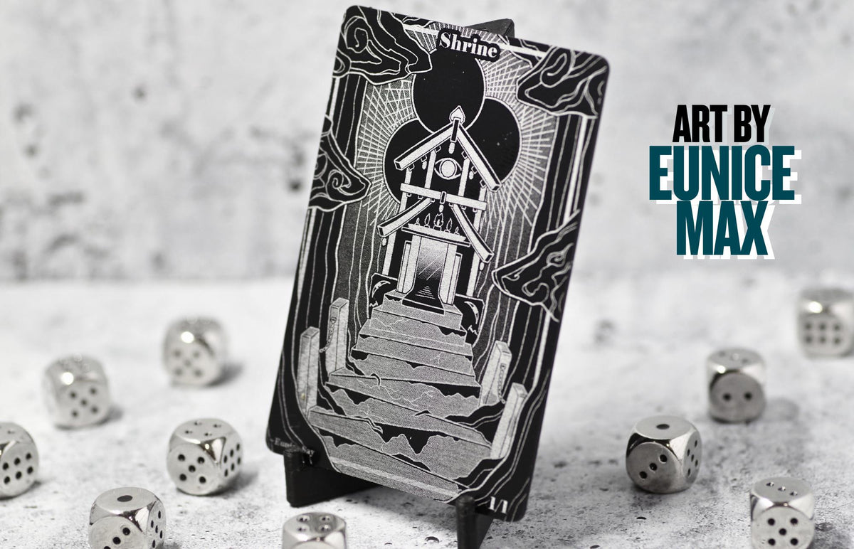 Metal Shrine Token, MTG Magic The Gathering Accessory