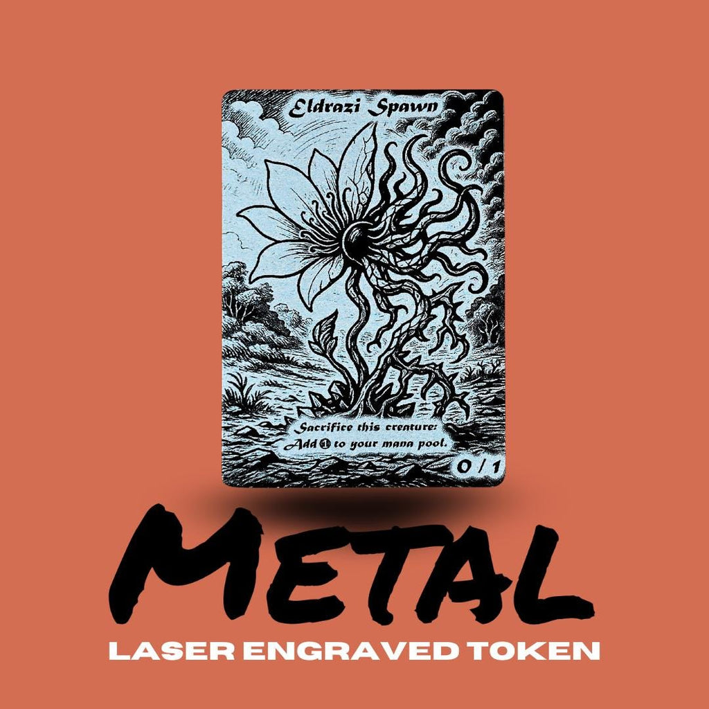 Eldrazi Spawn Metal MTG Token for Magic the Gathering