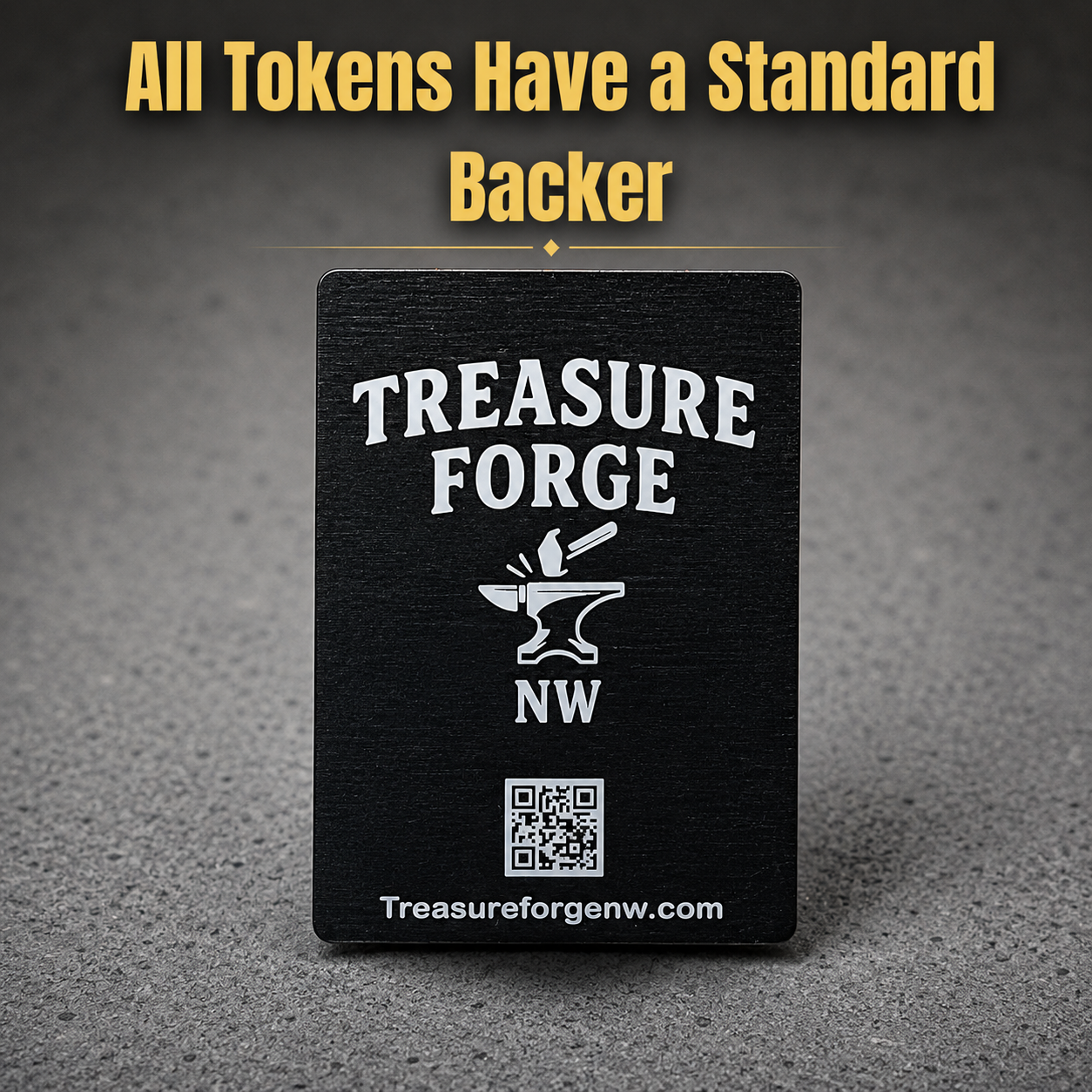 Metal Construct Token – Laser-Engraved MTG Token