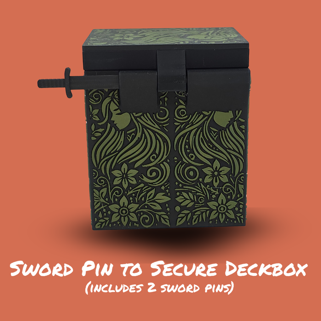 ForgeLock DeckBox Elf Edition | Holds 100+ Cards | Includes Metal Token