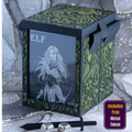 ForgeLock DeckBox Elf Edition | Holds 100+ Cards | Includes Metal Token