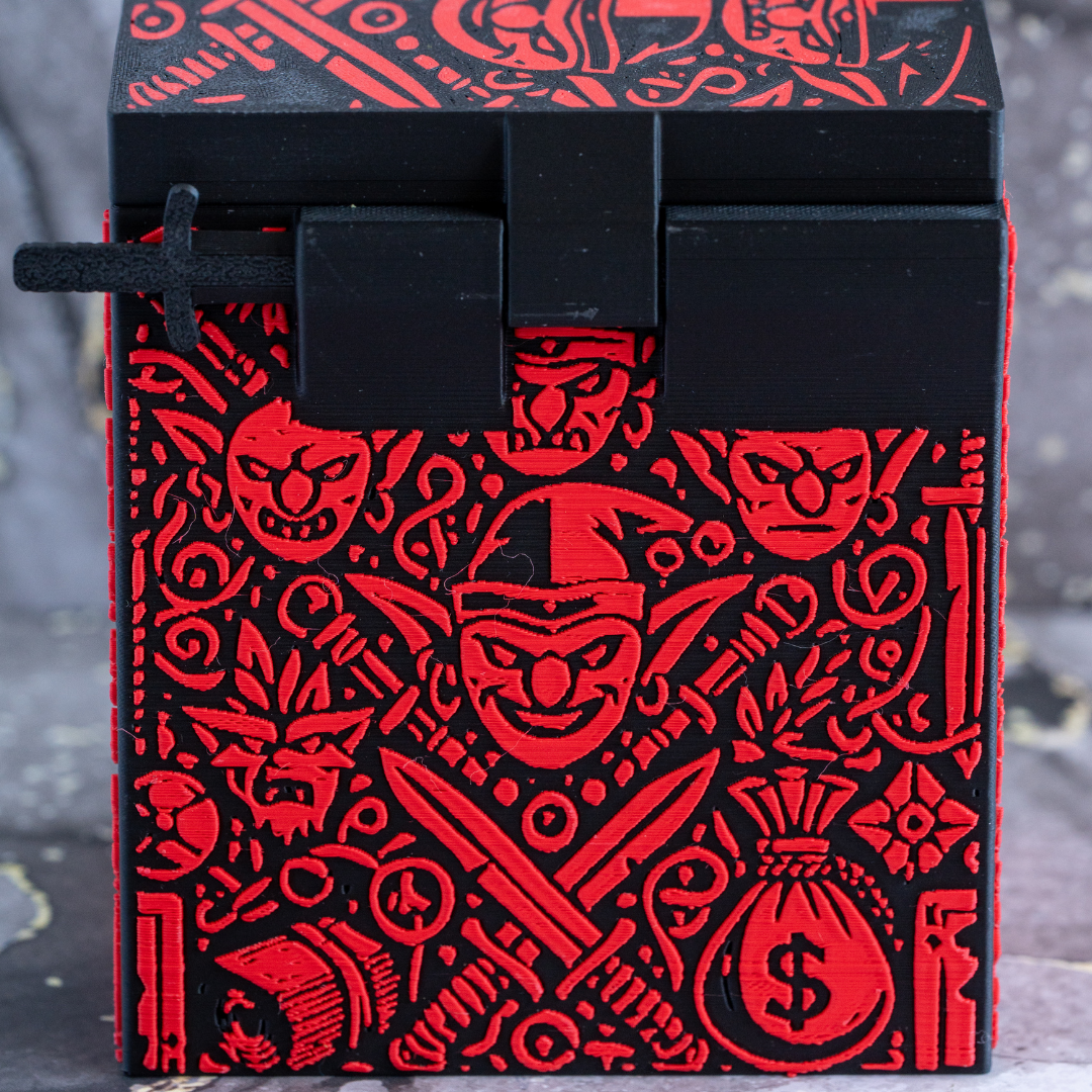 Goblin MTG Deck Box, EDH Commander, Holds 100+ Cards