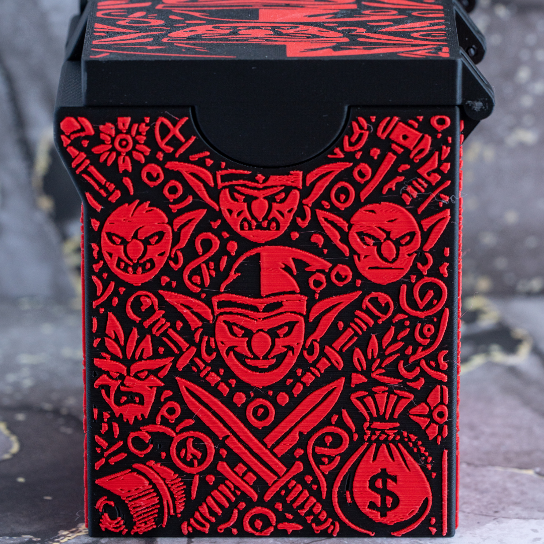 Goblin MTG Deck Box, EDH Commander, Holds 100+ Cards
