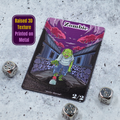 Metal Zombie Token for MTG | Raised 3D UV Resin Artwork | Commander Triple Token