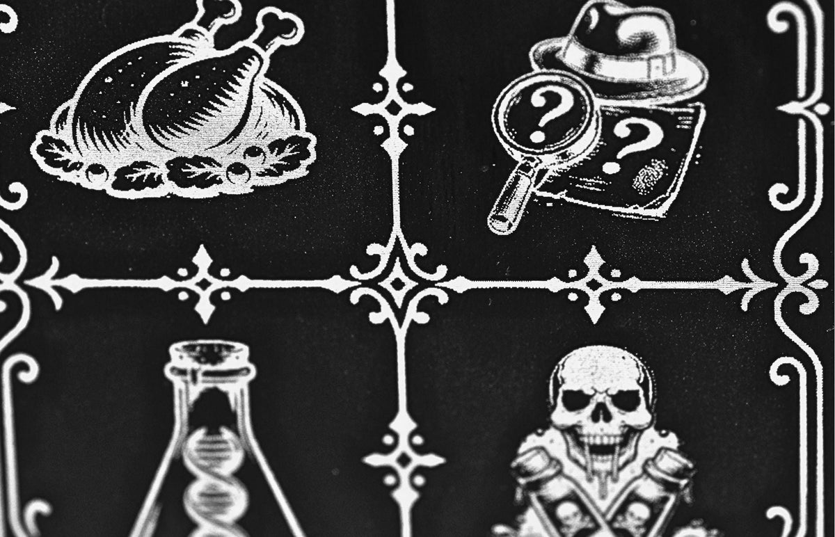 Metal MTG multi tracker | Clue - Treasure - Food - Mutagen - Poison - Priority | Laser Engraved Magic The Gathering Commander Proxy Token
