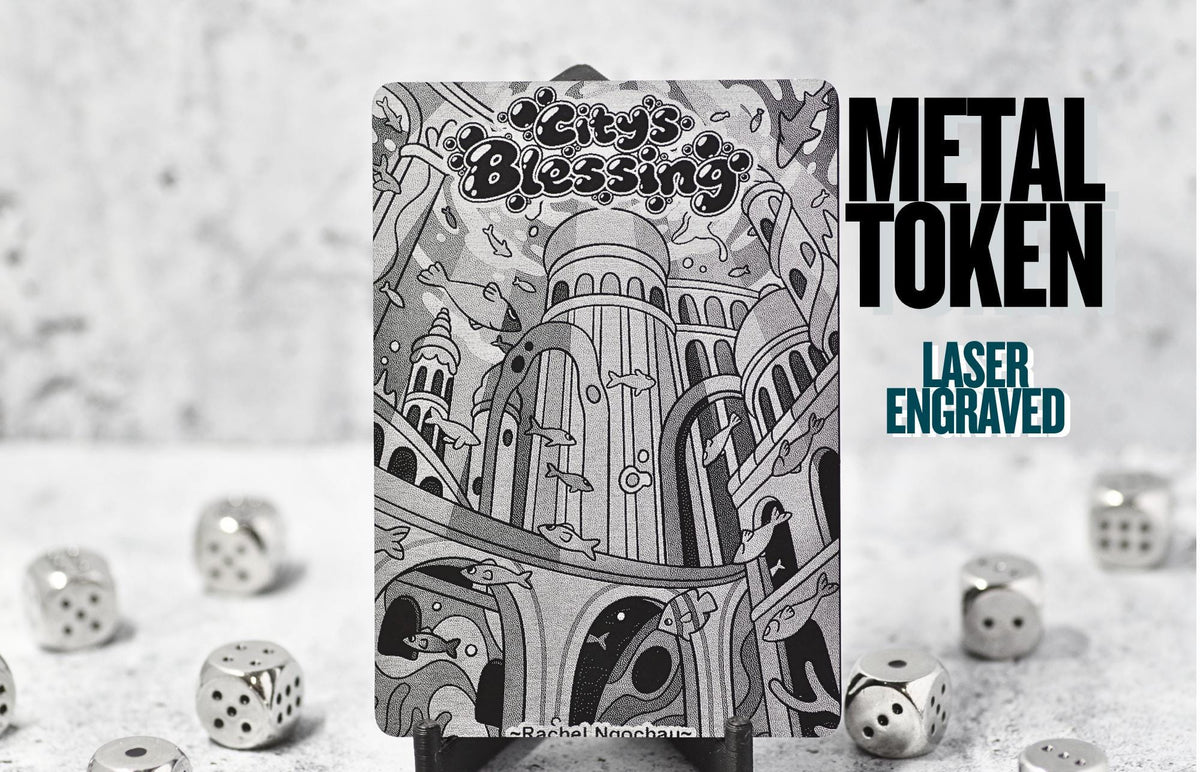 Metal City's Blessing Token MTG | Magic The Gathering Commander Token Proxy