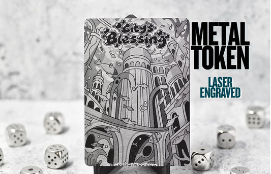 Metal City's Blessing Token MTG | Magic The Gathering Commander Token Proxy