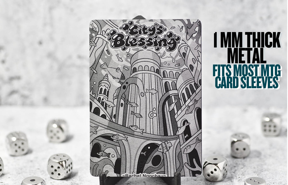 Metal City's Blessing Token MTG | Magic The Gathering Commander Token Proxy