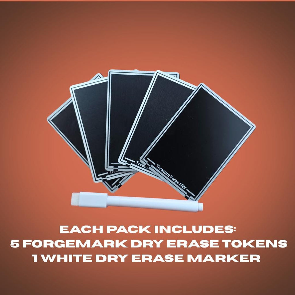 ForgeMark™ Dry-Erase Reusable Metal Tokens for MTG (Magic The Gathering)