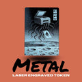 Metal Copy Token MTG | Laser Engraved Magic The Gathering Commander Proxy Token