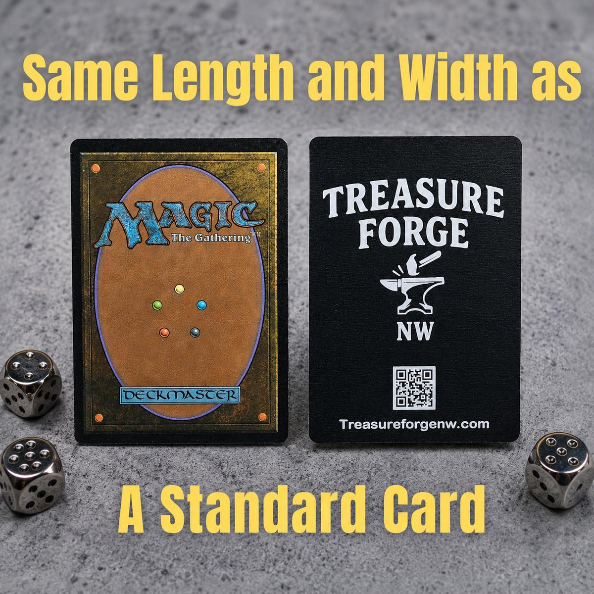 Metal Zombie Token for MTG | Raised 3D UV Resin Artwork | Triple Commander Token