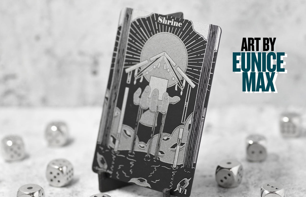 Metal Shrine Token, MTG Magic The Gathering Accessory