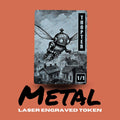Metal Thopter Token MTG | Laser Engraved Magic The Gathering Commander Proxy Token