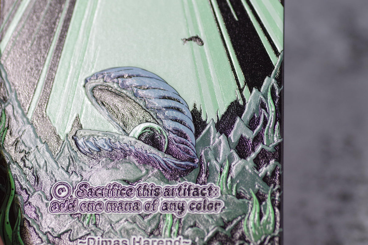 Metal Treasure Token for MTG | Raised 3D UV Resin Artwork |