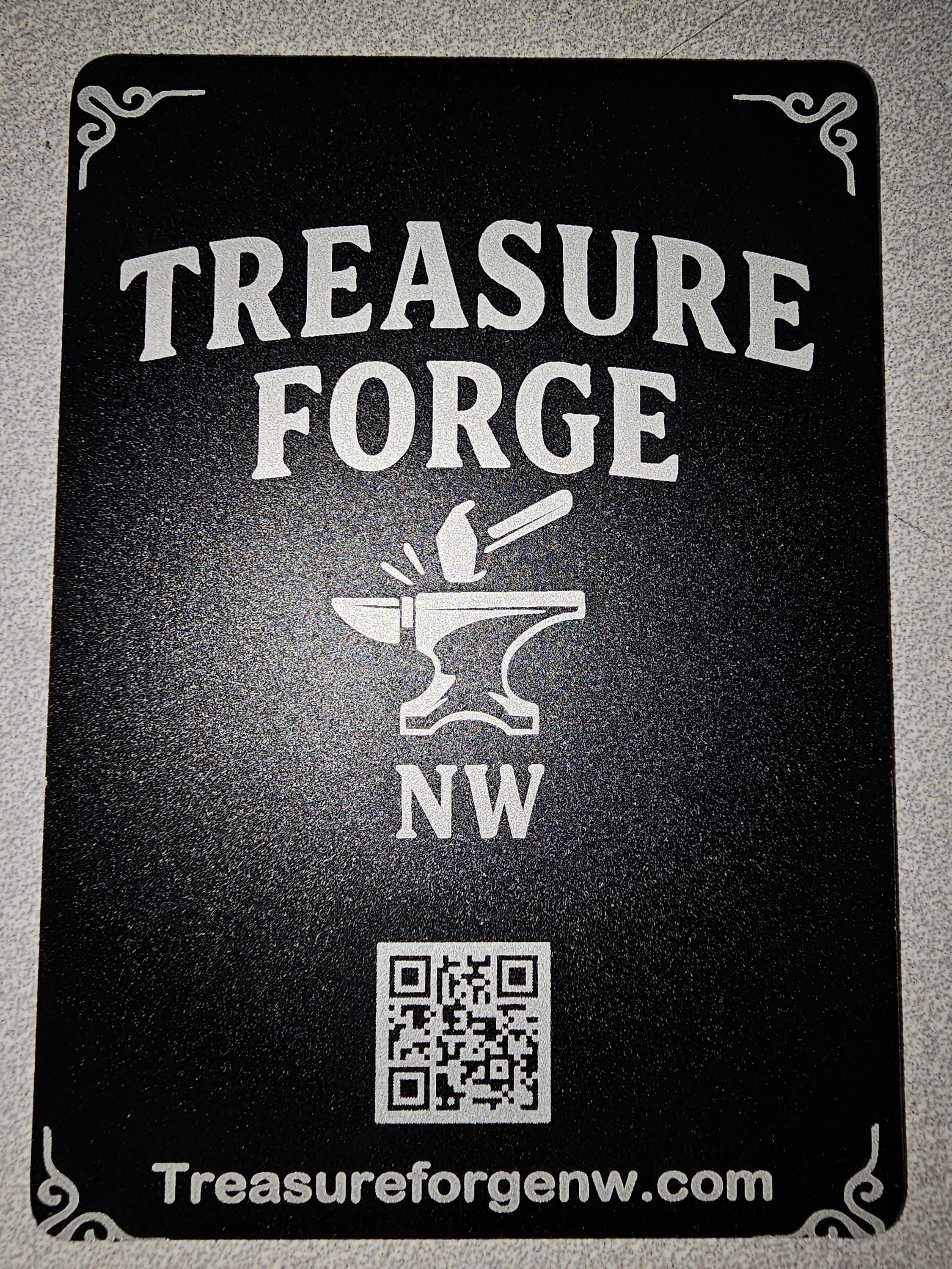 Custom Metal MTG Proxy Card – Laser Engraved Commander Token – Personalized Magic Card