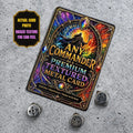 Custom Metal MTG Commander Proxy – 3D Raised Textured Magic the Gathering Card - Any Card Printed on Metal